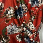 Chetta B  Red Floral Maxi Dress Photo 5
