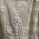 ZARA  TRF COLLECTION Ivory Sheer Crochet Lace Top w/ Tasseled Sleeves Boho Hippie Photo 2