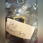 Bishop and Young  Jasmine Print Smock Neck Blousel Size M ties on lower back Photo 12