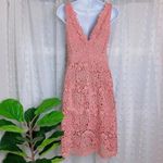 ASTR  Dusty Pink All Lace Dress Photo 3