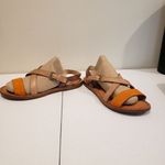 Cole Haan  Beige and Orange Women's Sandals Photo 4
