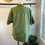 Aerie  Blue Waffle Knit Deep Plunge Lace Trim One Piece Swimsuit Size Medium Photo 4