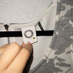 Anthropologie Akemi + Kin x Gray Motif Floral Peplum Top Size Small Photo 4