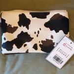 Chic Vegan Cow Print Wristlet Black Photo 0
