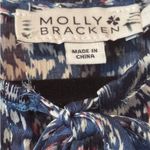 Molly Bracken  Bohoemian embroidered double tie neck line L tired prairie Photo 5
