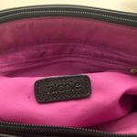 Nicole by Nicole Miller black and Gold Chain Shoulder Bag—Nice Clean Purse Photo 3