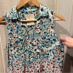 Anthropologie Cute boho Anthro Limited Edition 6 of 52 sleeveless floral blouse buttons Photo 7