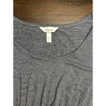 Soma  Soft Jersey Hi Low Dress Size Small Stretchy Black White Photo 2