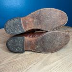 Frye Vintage  Riding Ankle Boots Belted Western Women’s Size 6 Cognac Brown Photo 6