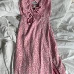 Abercrombie & Fitch Pink Midi Dress Photo 0