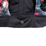 Athleta  Medium Movement Floral Sports Bra Black Red Size Small Photo 6