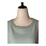Rails Sweatshirt Women Large Light Seafoam Green Hilda Gathered Sleeve Cropped Photo 8