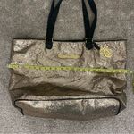 Victoria's Secret Victoria’s Secret gold sparkly blingy shiny large tote bag purse Photo 5