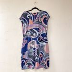 Title Nine Diamalete Short Sleeve Print Dress in Purple Pink Large Photo 1