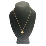 Michael Kors  Women's Gold Plated Pave Crystal Disk Necklace Photo 1