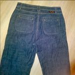 European Culture Euro tummy control blue capri Jeans Size 4 Photo 5