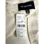 ALL THE WAYS Zephyra Skirt in Ivory Large New Womens Maxi Long White Photo 6