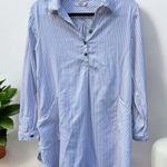 UGG  Striped Tunic Top With Pockets Oversized XS Photo 0