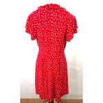 Kaileigh  Red & White Polka Dot Dress Size Medium Photo 3