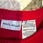 White Stag Red grandma christmas tree and puppy Christmas sweater Photo 2