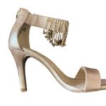 Adrienne Vittadini Adrienne Vitadini rose gold rhinestone fringe high heels Photo 9