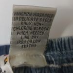 Mimi Chica  Exposed Zip Front Peplum Lace Denim Dress 80s/90s Retro S Coquette Photo 9