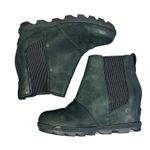 Sorel  Joan of Arctic Wedge II Boots Womens 7 Black Suede Lace-Up Ankle Outdoor Photo 1