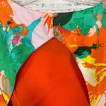 Ali Ro Printed Cap Sleeve Back Cutout Silk Dress, EUC, Size 4, MSRP $332 Photo 2