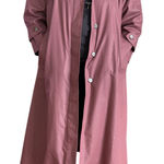 London Fog Vintage Long Trench Coat Women's Classic Button Up Outerwear Size L Photo 0