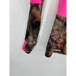 Mossy Oak  Quarter Zip Pullover Camo Women Small Brown Pink Fleece Lined Photo 5