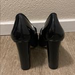 ALDO Colinda Black Patent Loafer Heels – Chunky Block Heel Pumps Photo 3