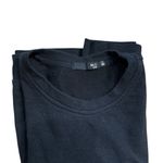 Max jeans  Black Crew Neck Sweater with Striped Sleeves Photo 2