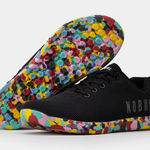 Nobull  Black Space Floral SuperFabric Trainers Athletic Shoes Women’s 8 Photo 0