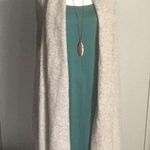 Gran Sasso Italian Designer Draped Wool Blend Sweater Vest Open Front Cardigan Size undefined Photo 0