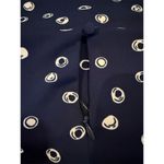 Talbots  Women's Navy Polka Dot A-Line Midi Dress Size S Casual Photo 11