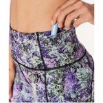 Lululemon Fast & Free 7/8 Tight II Nulux 25 Vivid Vision Black Legging Size 2 Photo 4