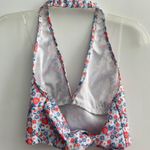 Vestique Floral Halter Top Blue Size M Photo 1