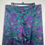 Victoria's Secret  vintage gold label jewel tone paisley print satin pajama small Photo 15