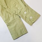 L'Academie  Tereza Poplin Crop Top in Moss Green XXS Photo 6