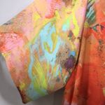 Gianni Bini colorful fringe tassel open cardigan size medium girly beachy cute Photo 7