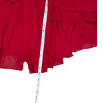 iEFiEL Burgundy Sleeveless Halter Neck High-Low Flare Evening Party Dress Sz 4 Photo 4