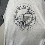 Magnolia Market Waco TX Baseball Raglan Tee Gray & White Size L Size M Photo 2