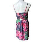 Alice + Olivia Mai RuffleTop Dress Flower Watercolor Pink Photo 5