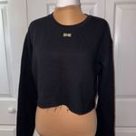 Darc Sport Size Small Sweatshirt Cropped Black Photo 0