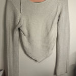 Le lis  Light Gray Knit Top Photo 0