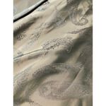 COS  Paisley Print V Neck Midi Olive Green Sleeveless A Line Size 38 size S Photo 2