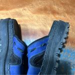 Skechers Jammers Sandals Sz 6 Blue Black Platform Slides Chunky 90s Y2K slides Photo 6