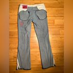 Pepe Jeans Womens Zippered Low-Rise Flare Jeans, Vintage, Grunge,Y2K|Size:30 Photo 14