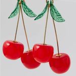 New Cherry Dangle Earrings Photo 5