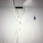 Ralph Lauren  polo dress white shirt sleeve tennis preppy size large Photo 3